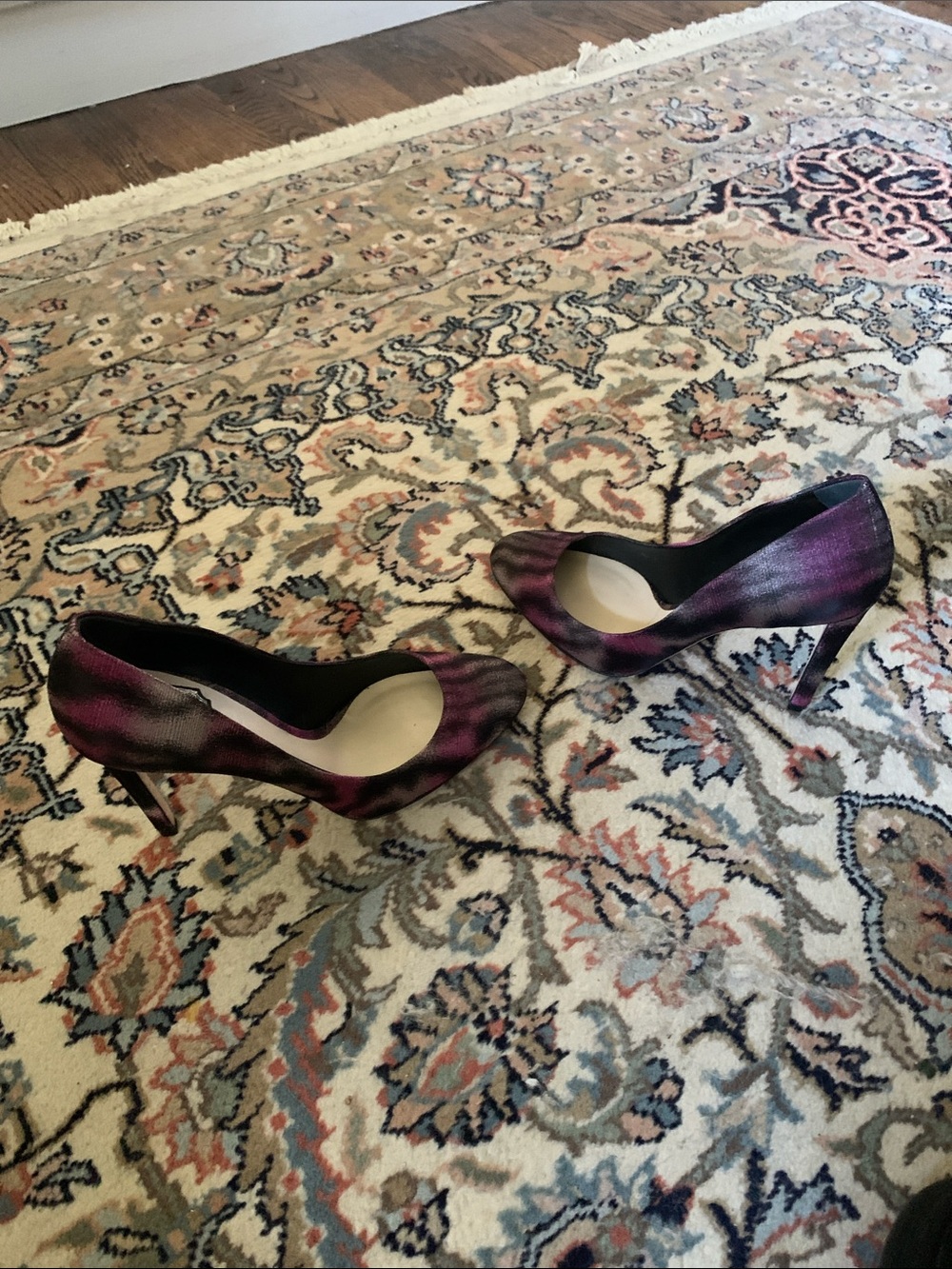 Dior Iridescent Plum Ombre Stiletto Pumps - Picture 12 of 14